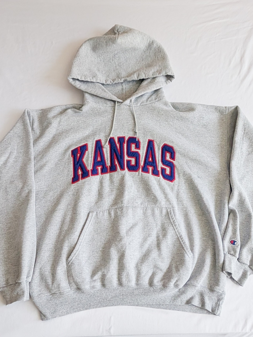 Champion Kansas Jayhawks Vtg 90-00s Sweatshirt Womens X large